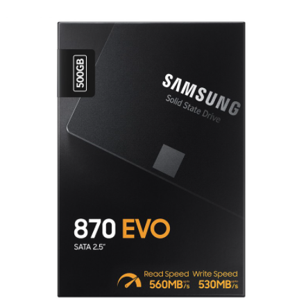 三星（SAMSUNG）500GBSSD固态硬盘 SATA3.0接口 870 EVO （MZ-77E500B）